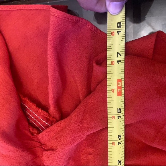 Lovers + Friends Off the Shoulders Ruffled Dress Red size S - Picture 9 of 12